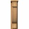 Ekena Millwork Alpine Rough Sawn Corbel w/Backplate, Western Red Cedar, 6"W x 12"D x 24"H COR06X12X24ALP01RWR - alternate 4
